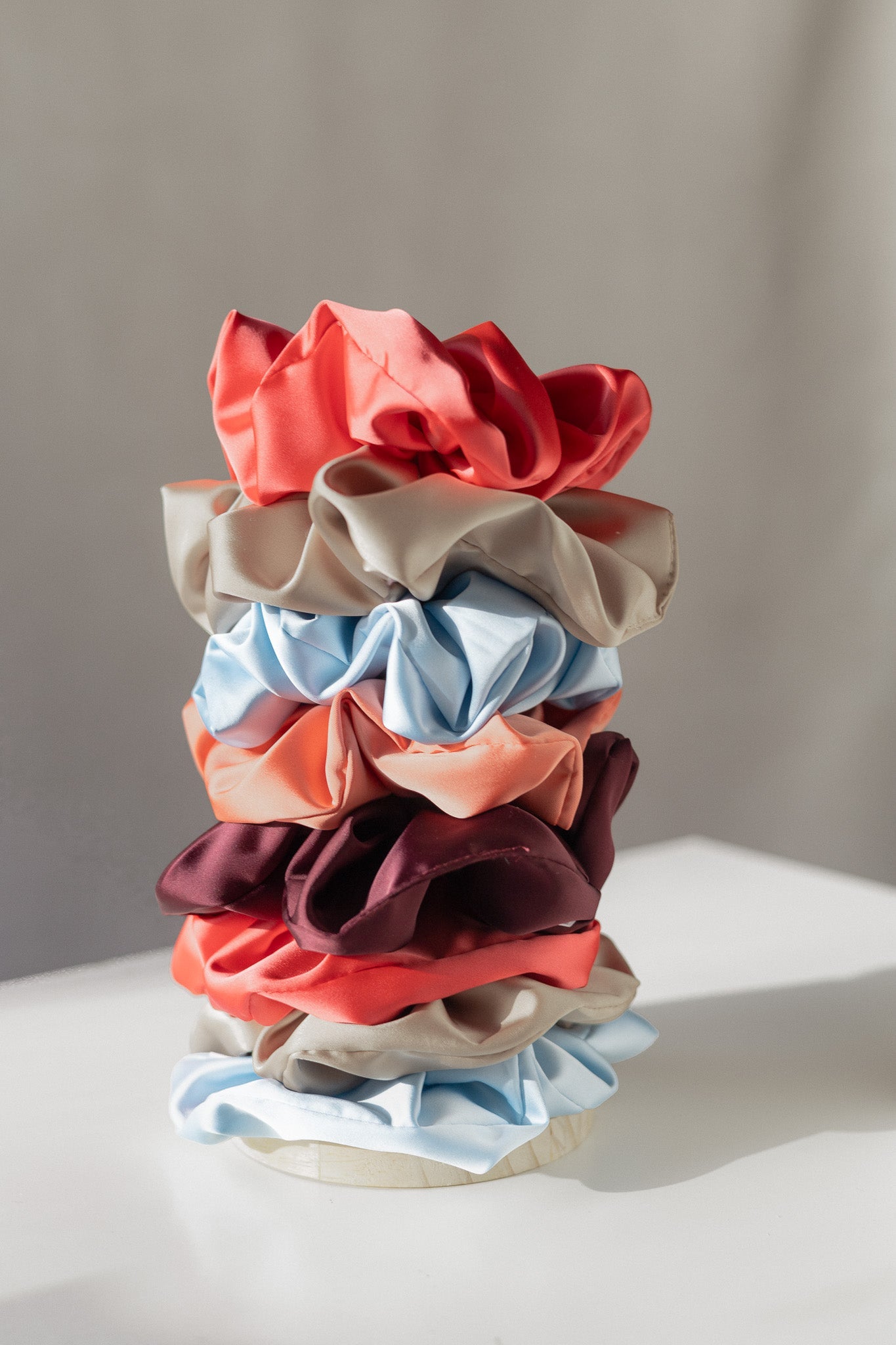 Chouchou large en satin certifié - gibou.ca