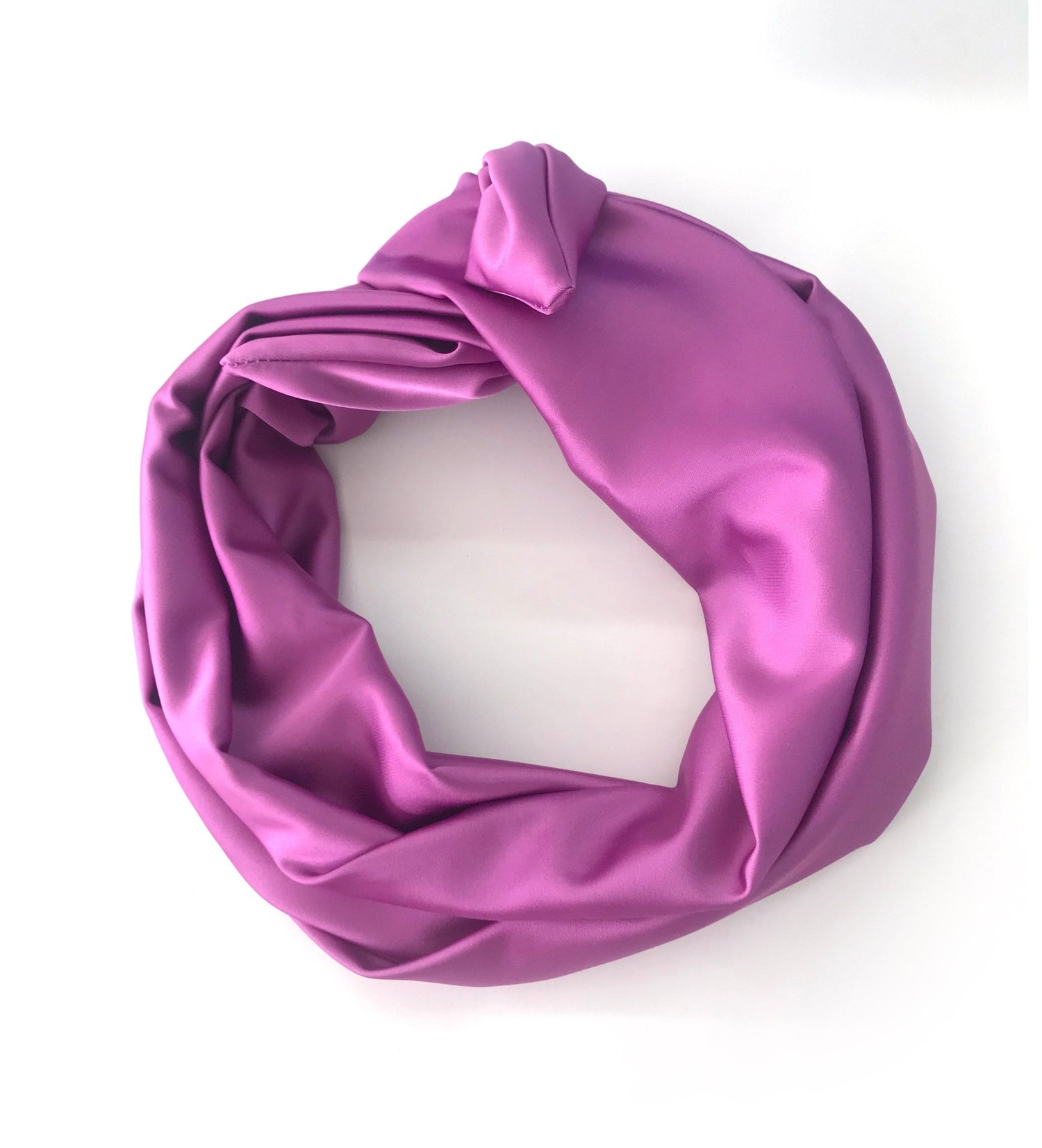 Bandeau XL estival en satin - gibou.ca