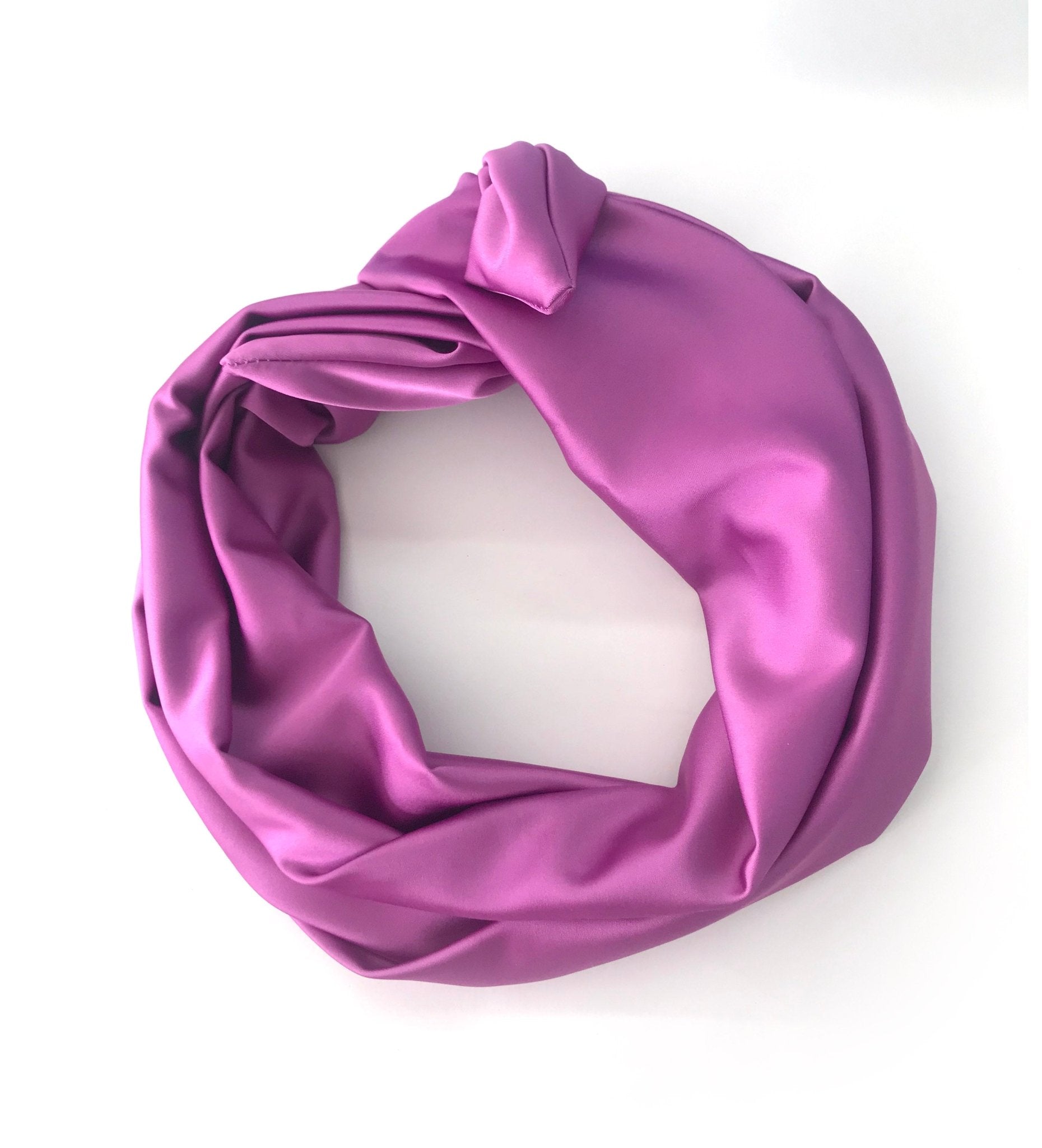 Bandeau XL estival en satin - gibou.ca